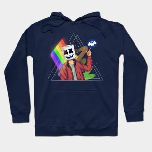 Marshmello Rainbow Hoodie